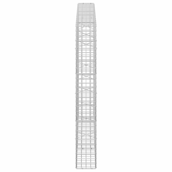 vidaXL Gabión s drôtom 5 mm a sieťou 5x5 cm 150x20x150 cm – Obrázok 4