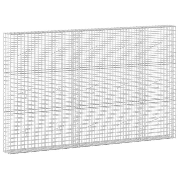 vidaXL Gabión s drôtom 5 mm a sieťou 5x5 cm 250x20x150 cm – Obrázok 2