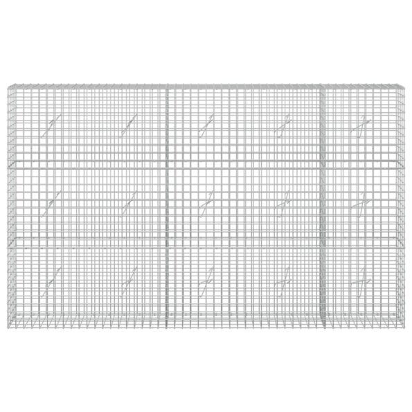 vidaXL Gabión s drôtom 5 mm a sieťou 5x5 cm 250x20x150 cm – Obrázok 3