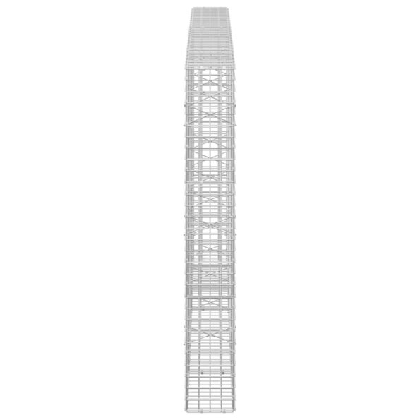 vidaXL Gabión s drôtom 5 mm a sieťou 5x5 cm 250x20x150 cm – Obrázok 4
