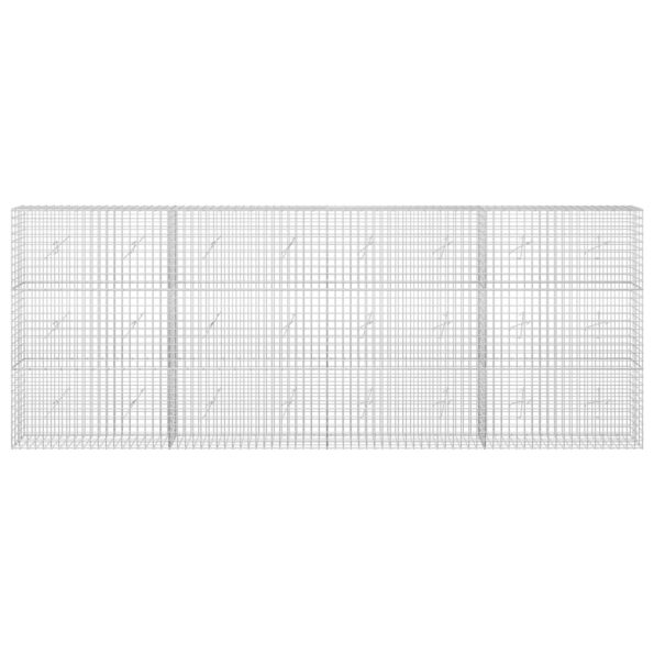 vidaXL Gabión s drôtom 5 mm a sieťou 5x5 cm 400x20x150 cm – Obrázok 3