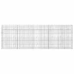 vidaXL Gabión s drôtom 5 mm a sieťou 5x5 cm 450x20x150 cm – Obrázok 3