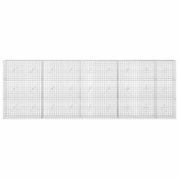 vidaXL Gabión s drôtom 5 mm a sieťou 5x5 cm 450x20x150 cm – Obrázok 3