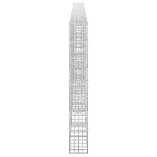 vidaXL Gabión s drôtom 5 mm a sieťou 5x5 cm 500x20x150 cm – Obrázok 4