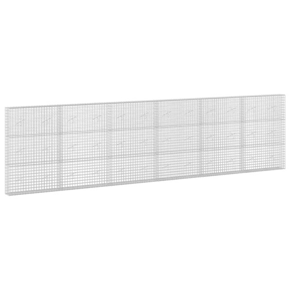 vidaXL Gabión s drôtom 5 mm a sieťou 5x5 cm 600x20x150 cm – Obrázok 2