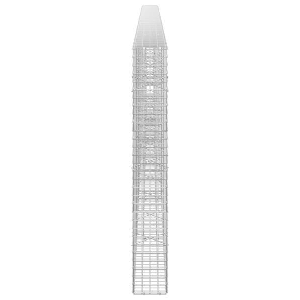 vidaXL Gabión s drôtom 5 mm a sieťou 5x5 cm 600x20x150 cm – Obrázok 4