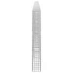 vidaXL Gabión s drôtom 5 mm a sieťou 5x5 cm 700x20x150 cm – Obrázok 4