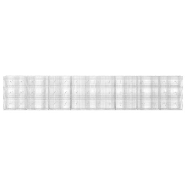 vidaXL Gabión s drôtom 5 mm a sieťou 5x5 cm 800x20x150 cm – Obrázok 3