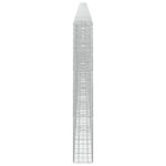 vidaXL Gabión s drôtom 5 mm a sieťou 5x5 cm 800x20x150 cm – Obrázok 4