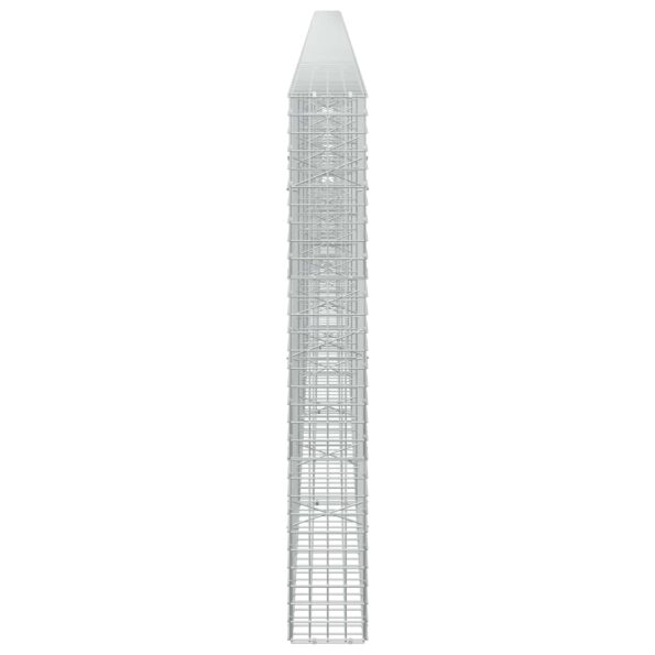 vidaXL Gabión s drôtom 5 mm a sieťou 5x5 cm 800x20x150 cm – Obrázok 4