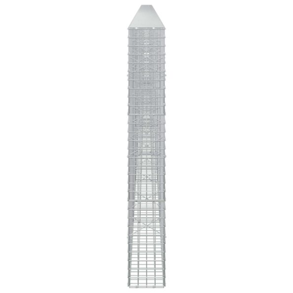 vidaXL Gabión s drôtom 5 mm a sieťou 5x5 cm 850x20x150 cm – Obrázok 4