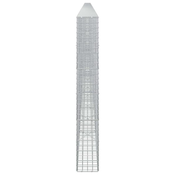 vidaXL Gabión s drôtom 5 mm a sieťou 5x5 cm 950x20x150 cm – Obrázok 4
