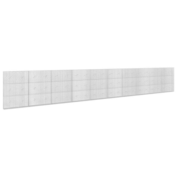 vidaXL Gabión s drôtom 5 mm a sieťou 5x5 cm 1000x20x150 cm – Obrázok 2
