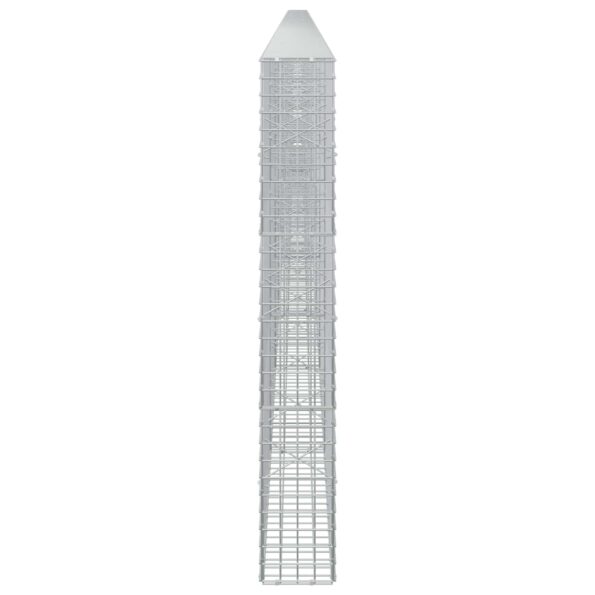 vidaXL Gabión s drôtom 5 mm a sieťou 5x5 cm 1000x20x150 cm – Obrázok 4