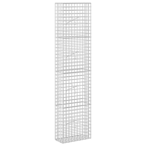 vidaXL Gabión s drôtom 5 mm a sieťou 5x5 cm 50x20x200 cm – Obrázok 2