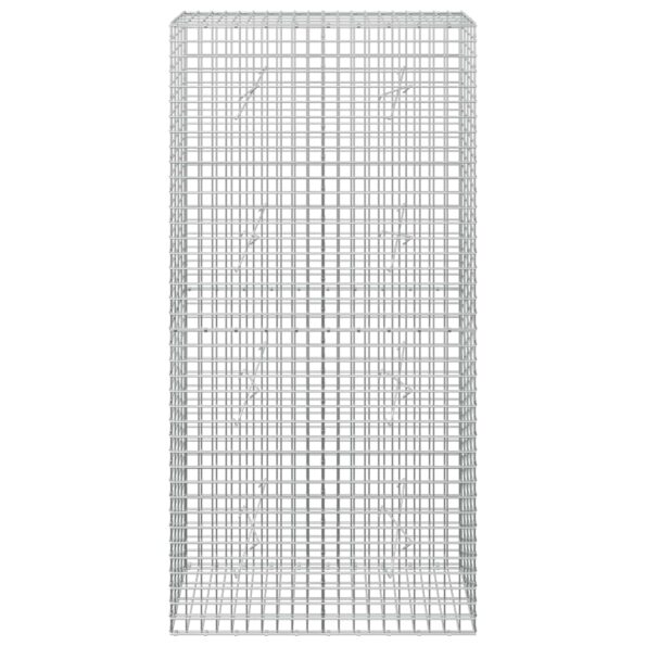 vidaXL Gabión s drôtom 5 mm a sieťou 5x5 cm 100x20x200 cm – Obrázok 3