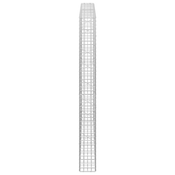 vidaXL Gabión s drôtom 5 mm a sieťou 5x5 cm 100x20x200 cm – Obrázok 4