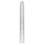 vidaXL Gabión s drôtom 5 mm a sieťou 5x5 cm 200x20x200 cm – Obrázok 4