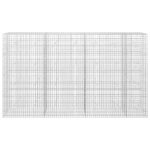 vidaXL Gabión s drôtom 5 mm a sieťou 5x5 cm 350x20x200 cm – Obrázok 3