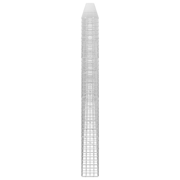 vidaXL Gabión s drôtom 5 mm a sieťou 5x5 cm 350x20x200 cm – Obrázok 4