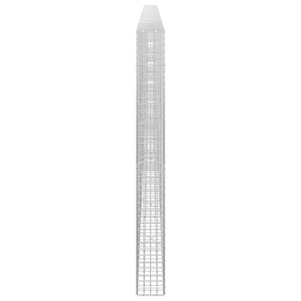 vidaXL Gabión s drôtom 5 mm a sieťou 5x5 cm 400x20x200 cm – Obrázok 4