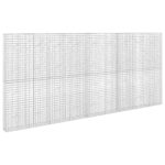 vidaXL Gabión s drôtom 5 mm a sieťou 5x5 cm 450x20x200 cm – Obrázok 2