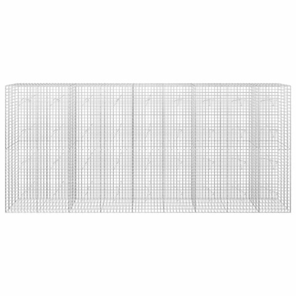 vidaXL Gabión s drôtom 5 mm a sieťou 5x5 cm 450x20x200 cm – Obrázok 3