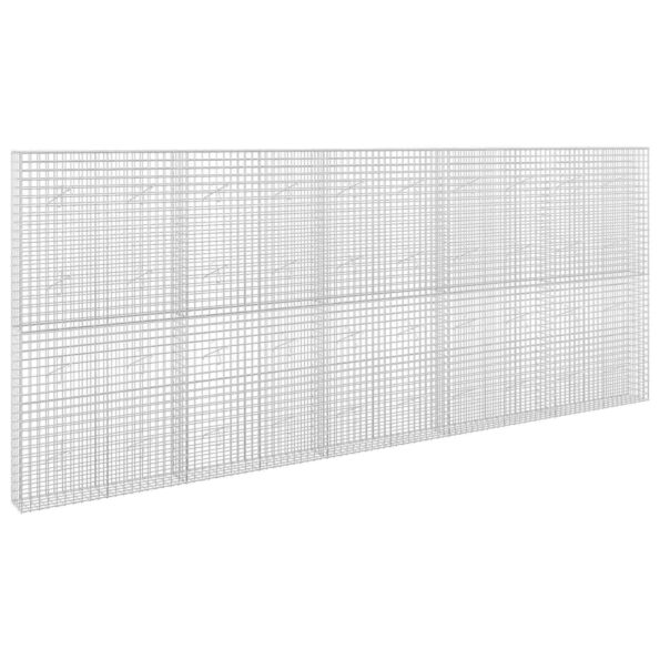 vidaXL Gabión s drôtom 5 mm a sieťou 5x5 cm 500x20x200 cm – Obrázok 2
