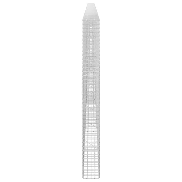 vidaXL Gabión s drôtom 5 mm a sieťou 5x5 cm 500x20x200 cm – Obrázok 4