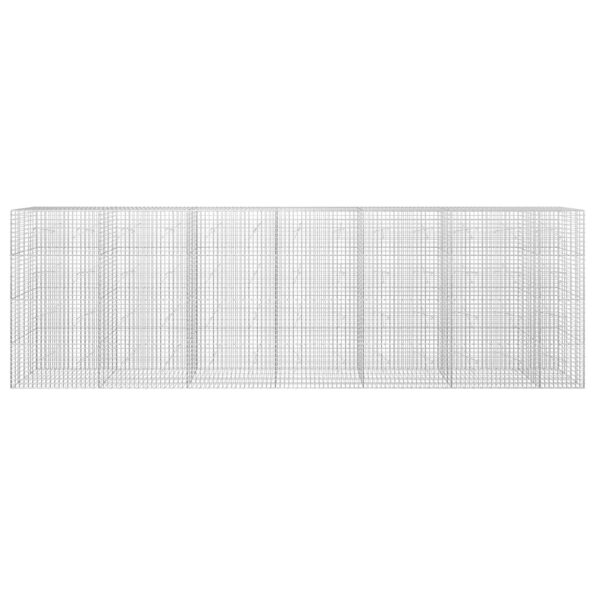 vidaXL Gabión s drôtom 5 mm a sieťou 5x5 cm 650x20x200 cm – Obrázok 3