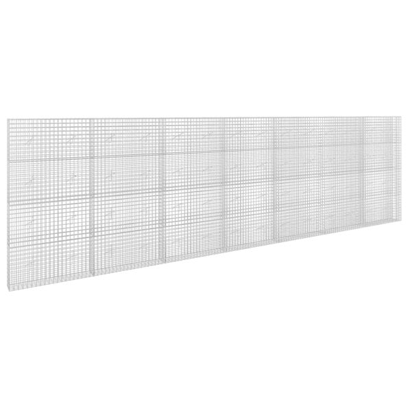 vidaXL Gabión s drôtom 5 mm a sieťou 5x5 cm 700x20x200 cm – Obrázok 2