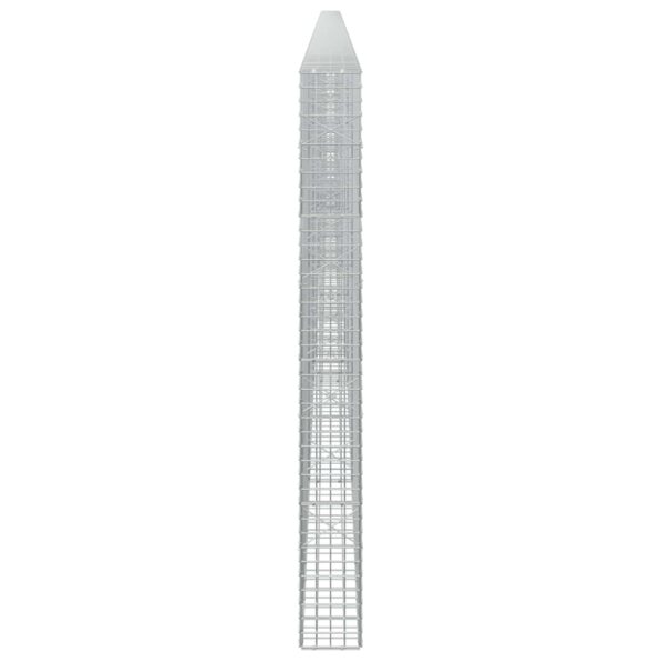 vidaXL Gabión s drôtom 5 mm a sieťou 5x5 cm 700x20x200 cm – Obrázok 4