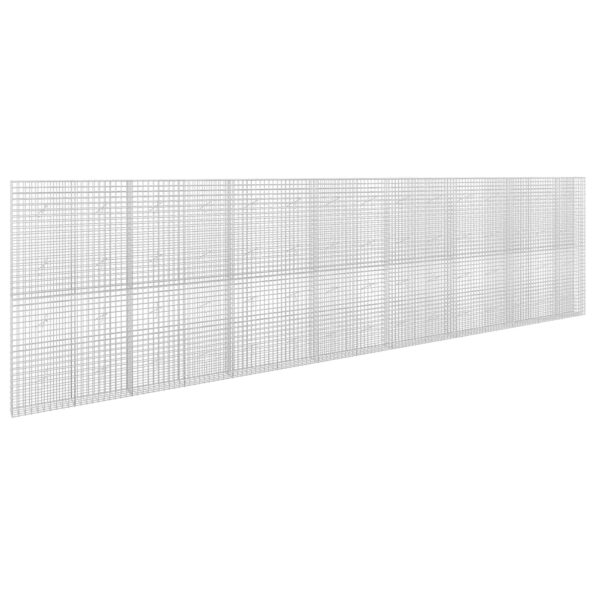 vidaXL Gabión s drôtom 5 mm a sieťou 5x5 cm 750x20x200 cm – Obrázok 2