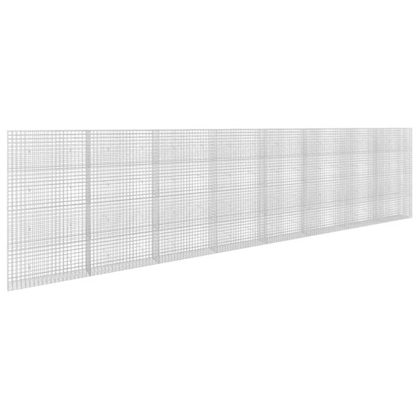 vidaXL Gabión s drôtom 5 mm a sieťou 5x5 cm 800x20x200 cm – Obrázok 2