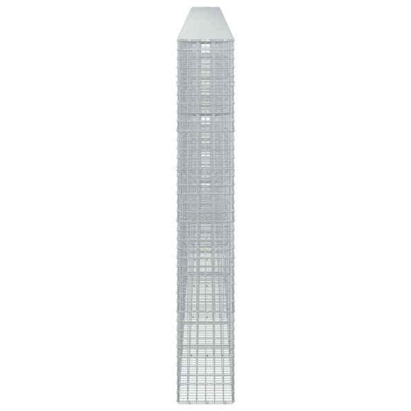 vidaXL Gabión s drôtom 5 mm a sieťou 5x5 cm 800x20x200 cm – Obrázok 4