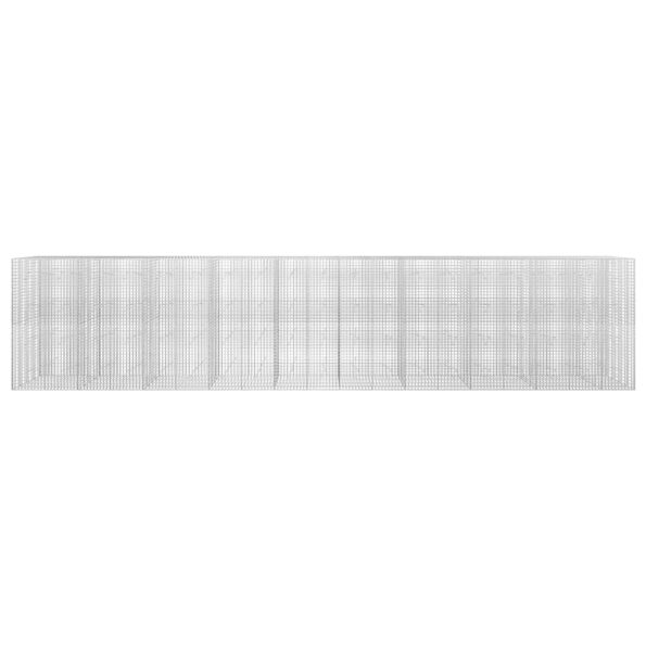 vidaXL Gabión s drôtom 5 mm a sieťou 5x5 cm 950x20x200 cm – Obrázok 3