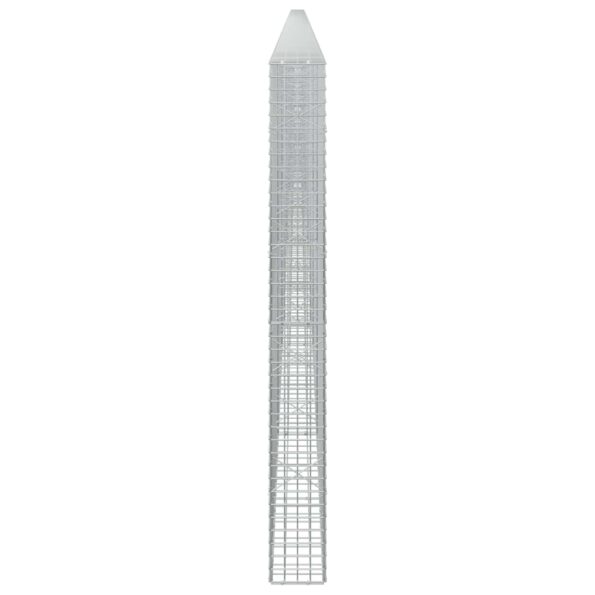 vidaXL Gabión s drôtom 5 mm a sieťou 5x5 cm 950x20x200 cm – Obrázok 4