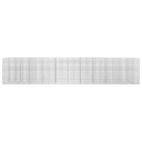 vidaXL Gabión s drôtom 5 mm a sieťou 5x5 cm 1050x20x200 cm – Obrázok 3