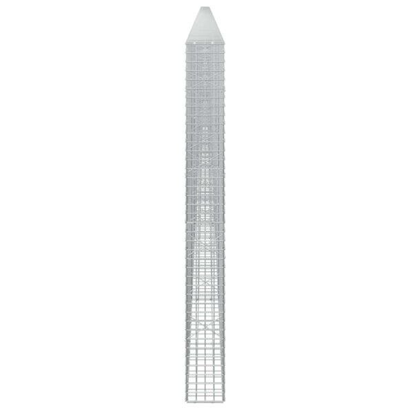 vidaXL Gabión s drôtom 5 mm a sieťou 5x5 cm 1050x20x200 cm – Obrázok 4
