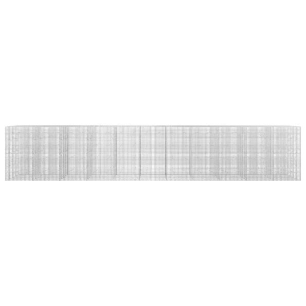 vidaXL Gabión s drôtom 5 mm a sieťou 5x5 cm 1100x20x200 cm – Obrázok 3