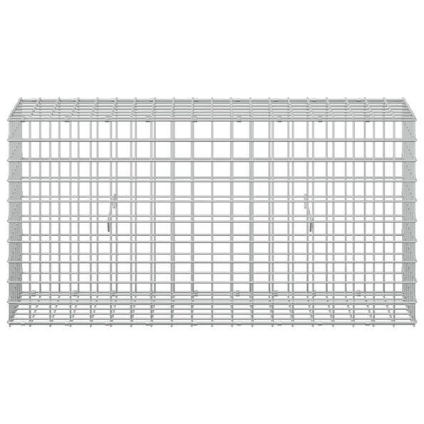 vidaXL Gabión s drôtom 5 mm a sieťou 5x5 cm 100x30x50 cm – Obrázok 3
