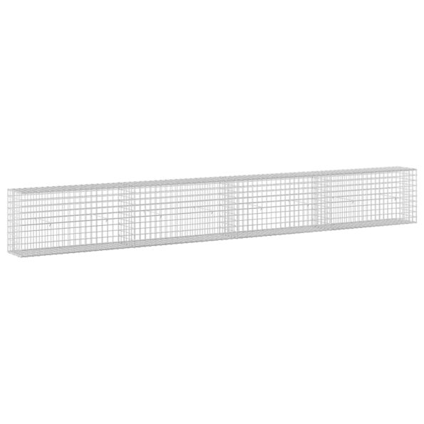 vidaXL Gabión s drôtom 5 mm a sieťou 5x5 cm 400x30x50 cm – Obrázok 2