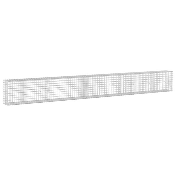 vidaXL Gabión s drôtom 5 mm a sieťou 5x5 cm 450x30x50 cm – Obrázok 2