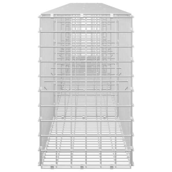 vidaXL Gabión s drôtom 5 mm a sieťou 5x5 cm 450x30x50 cm – Obrázok 4