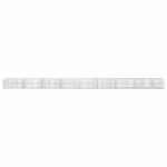 vidaXL Gabión s drôtom 5 mm a sieťou 5x5 cm 850x30x50 cm – Obrázok 3