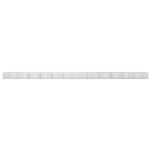 vidaXL Gabión s drôtom 5 mm a sieťou 5x5 cm 1200x30x50 cm – Obrázok 3