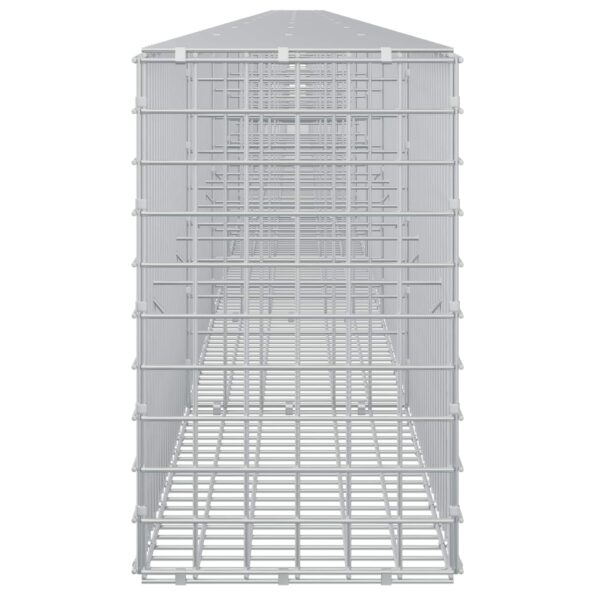 vidaXL Gabión s drôtom 5 mm a sieťou 5x5 cm 1200x30x50 cm – Obrázok 4