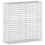 vidaXL Gabión s drôtom 5 mm a sieťou 5x5 cm 100x30x100 cm – Obrázok 2
