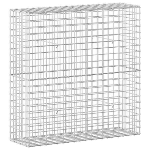 vidaXL Gabión s drôtom 5 mm a sieťou 5x5 cm 100x30x100 cm – Obrázok 2