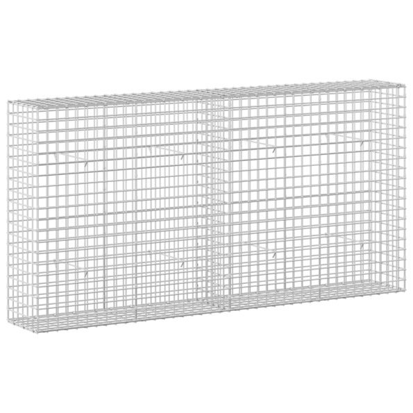 vidaXL Gabión s drôtom 5 mm a sieťou 5x5 cm 200x30x100 cm – Obrázok 2